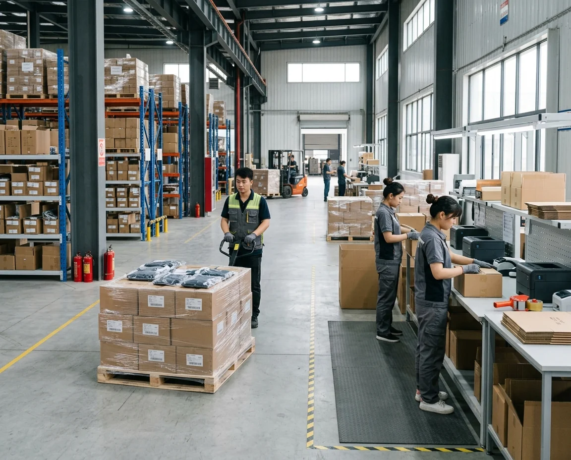 Warehouse and shipping