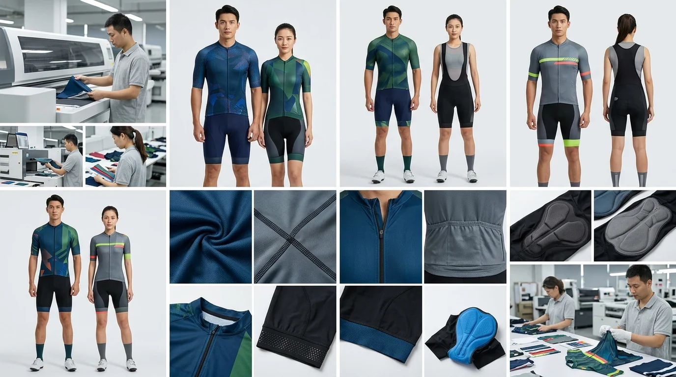 Cycling club custom kits