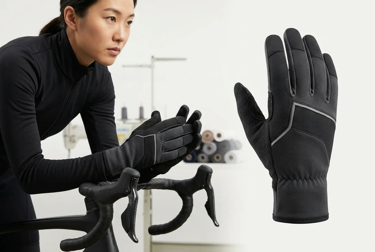 Custom Aero Race Cycling Gloves OEM