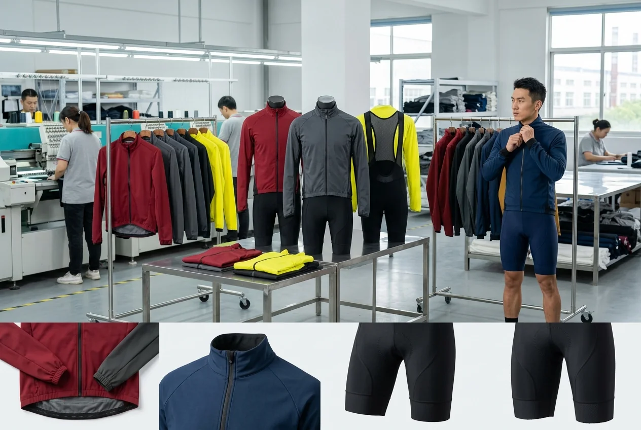 Windproof cycling jackets