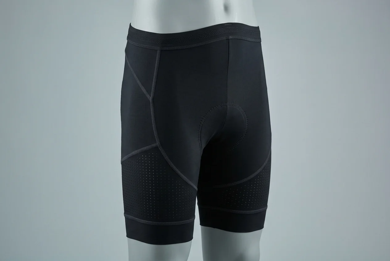 Breathable cycling shorts