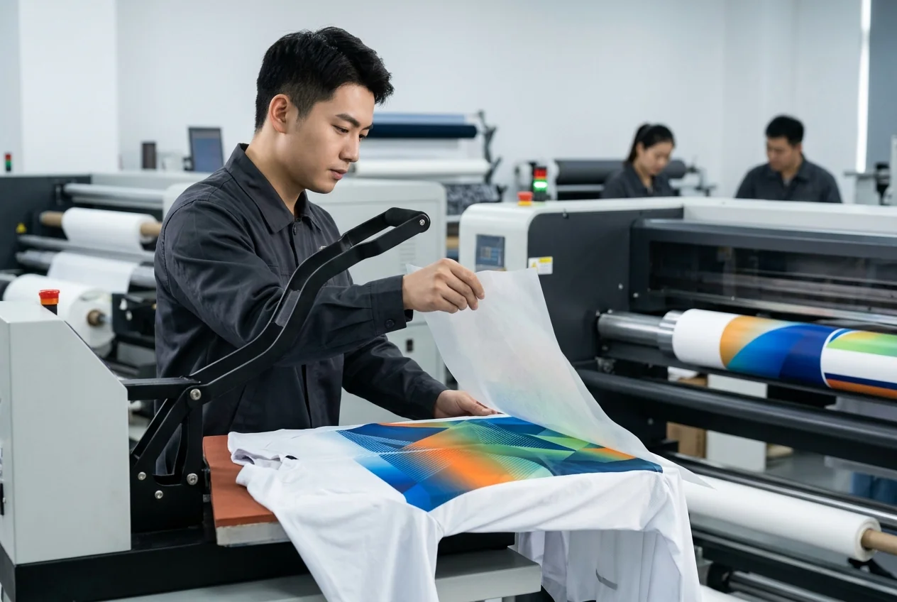 Dye sublimation printing on cycling jersey