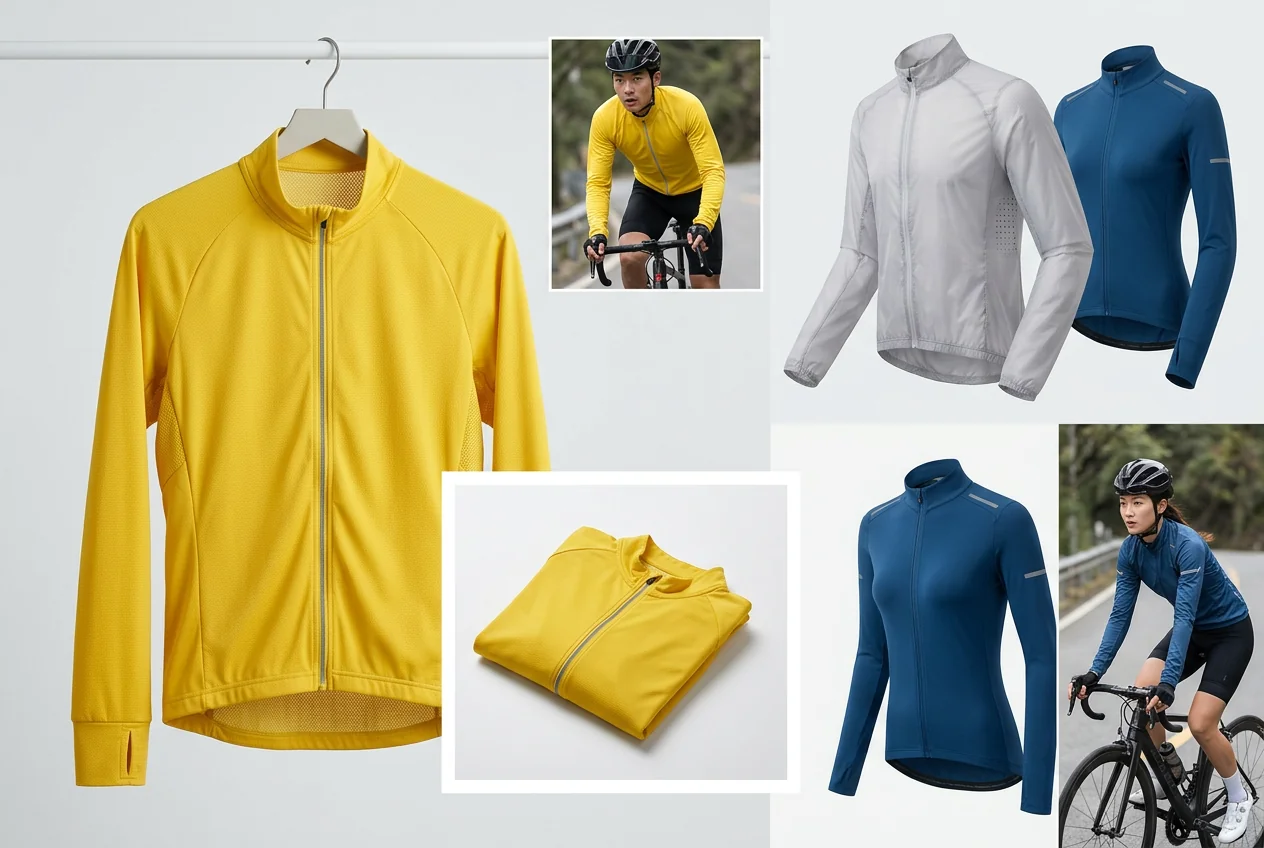 Lightweight Breathable Cycling Jackets