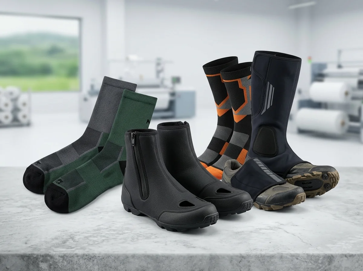 MTB Mountain Bike Cycling Socks & Overshoes