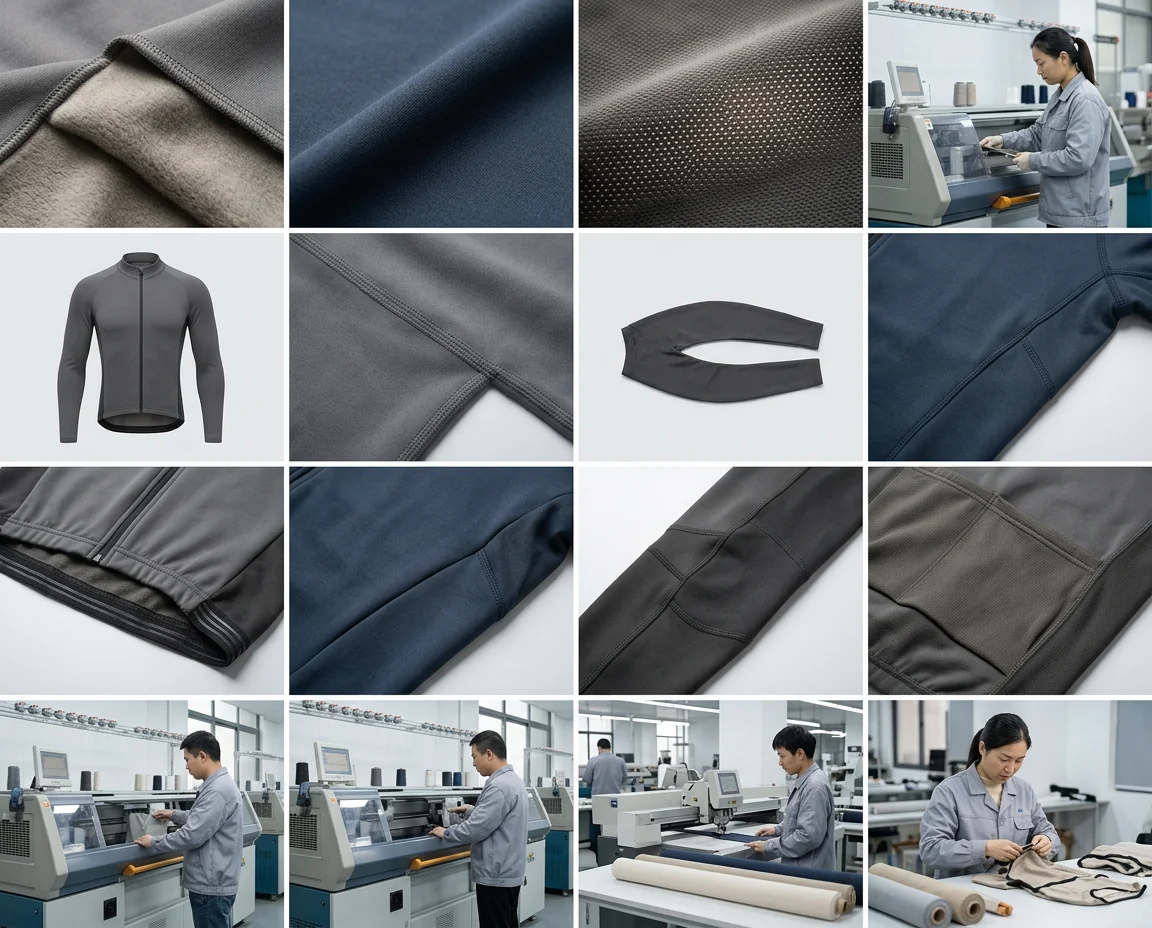 Premium Cycling Warmer Fabric Technology