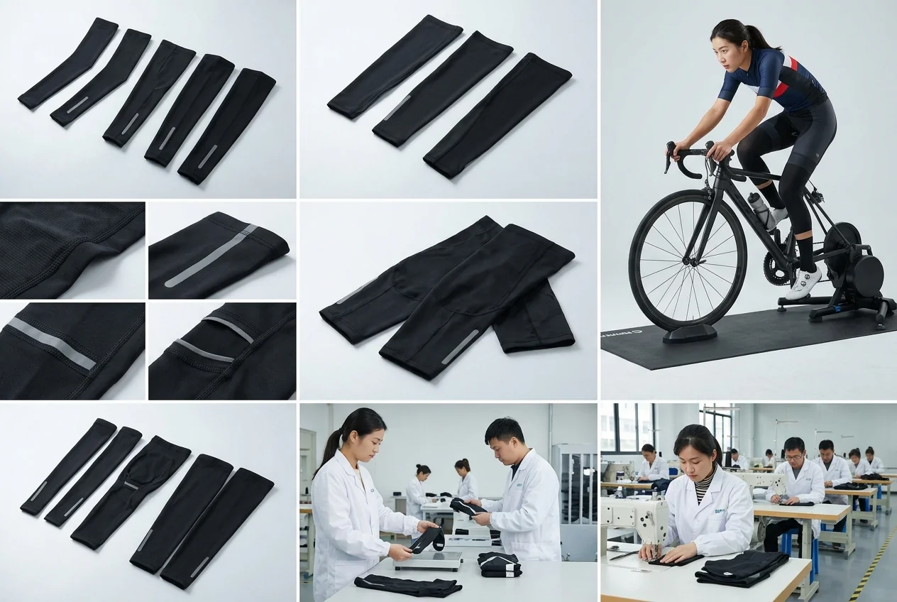 Road cycling race training warmers