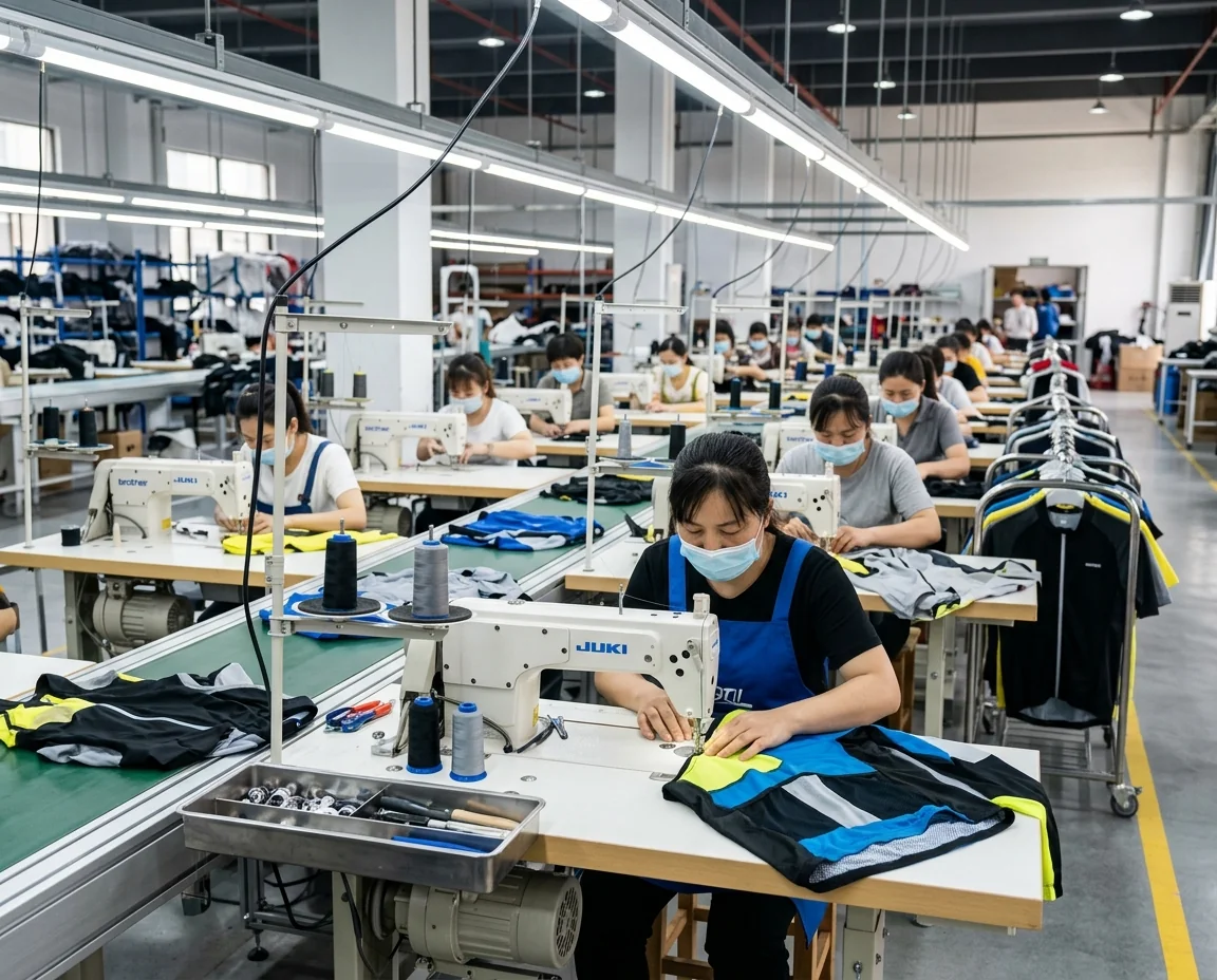 Sewing production line